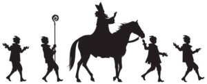 Sinterklaas zwart wit - jeromeschampagne.nl